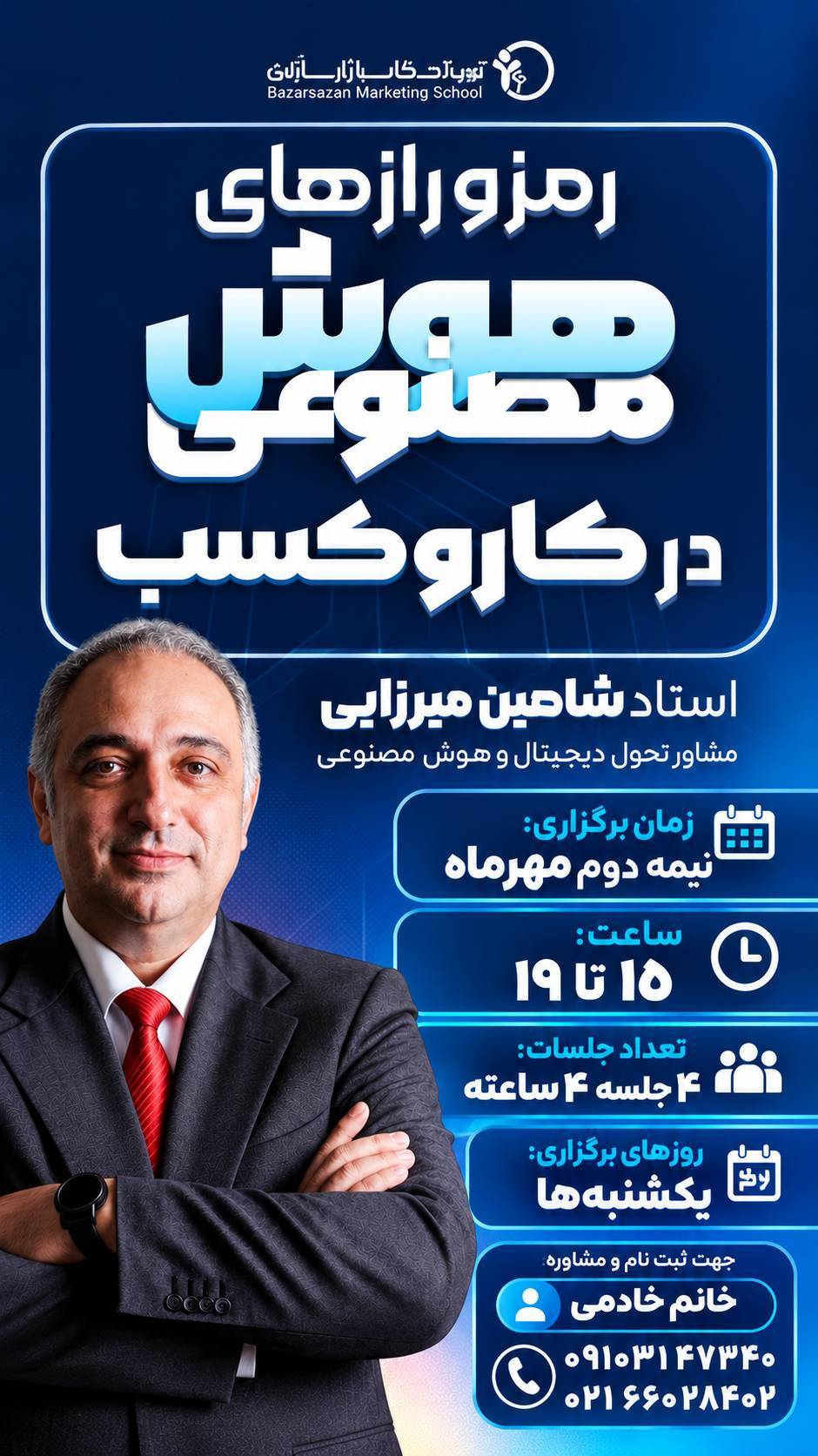 تصویر رمز و رازهای هوش مصنوعی در کاروکسب